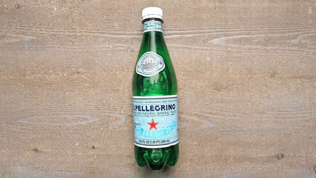 Water San Pellegrino.