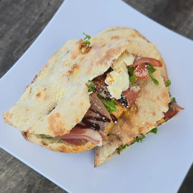 Burrata & Prosciutto Panini.
